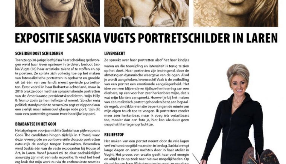 Saskia Vugts Portretschilder Nicole's Gooisch Blad klein