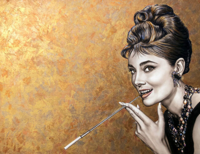 Audrey Hepburn Breakfast at Tiffany's 100 x 130 cm 7 november 2020 klein 1