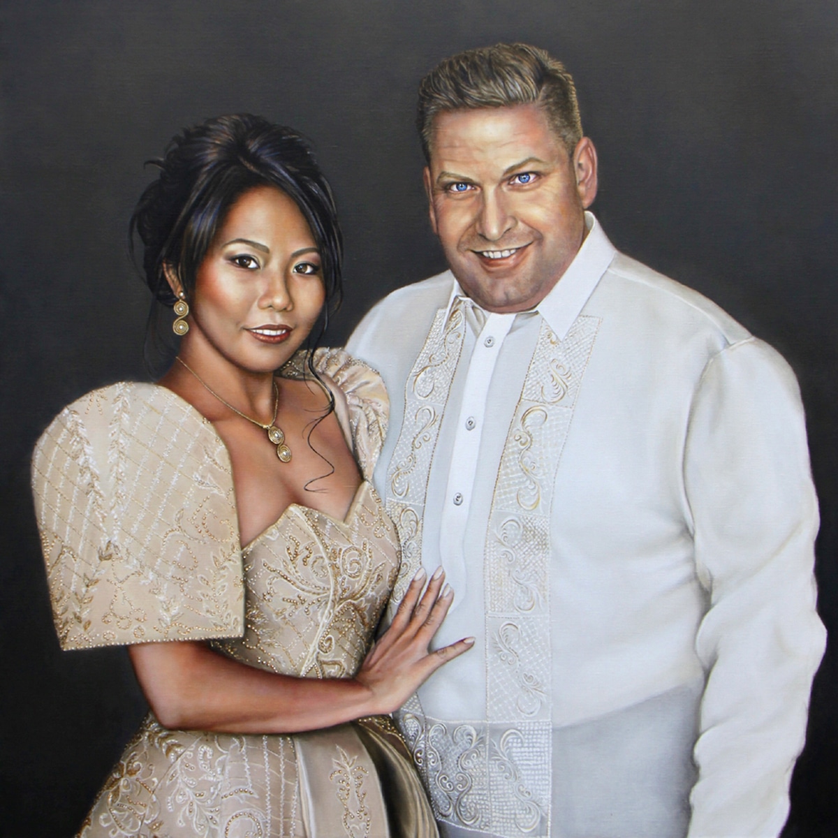 Portret ter gelegenheid van het eerste huwelijks jubileum van Stephan en Aiza van der Wallen 22.JPEG