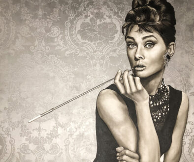 Audrey-Hepburn_portaitpainting_fine-art-portrait_oil-portrait-120x120cm 2